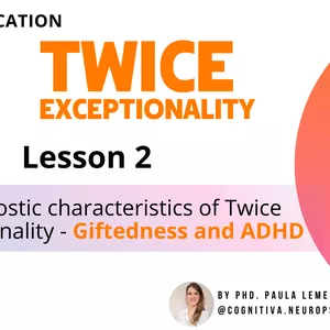 Cover image for Online course Lesson 2 - Diagnostic characteristics of Twice Exceptionality - Giftedness and ADHD