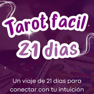 Imagen de portada para Ebook Aprende Tarot en 21 días: Descubre tu Intuición + BONUS Tarot imprimible