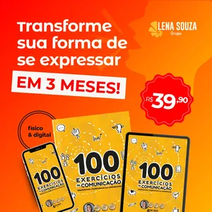 Imagem de capa para o Ebook E-book 100 Exercícios de Comunicação - Desafios para Transformar sua Comunicação
