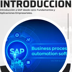 Imagen de portada para Ebook Introducción a SAP desde cero: Fundamentos y Aplicaciones Empresariales
