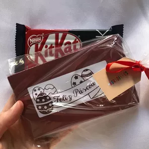 Imagem de capa para o Ebook Lembrancinha Páscoa - Caixa para KitKat (marrom)