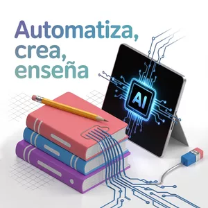 Imagen de portada para Ebook Automatiza, Crea, Enseña