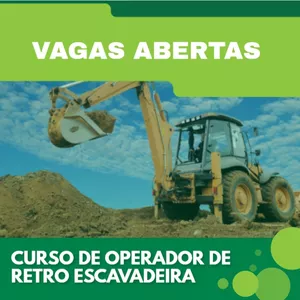 Imagem de capa para o Curso online CURSO OPERADOR DE RETROESCAVADEIRA