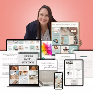 Imagem de capa para o Curso online Pacote Top Master - Pack de Templates Canva para Terapeutas + 12 Bônus de Materiais para Terapeutas