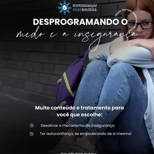 Imagem de capa para o Curso online Vivência energética de DNB - Desprogramando medo e insegurança