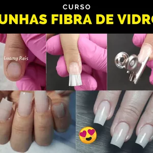 Curso Alongamentos de Unhas ( Fibra + Gel + Bônus ) - Escola Manicure