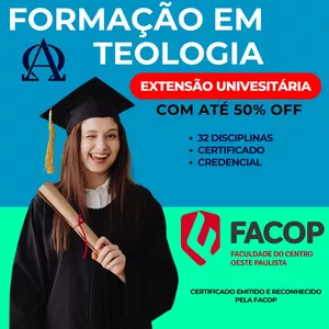 Imagem de capa para o Ebook BACHAREL  EM TEOLOGIA- EXTENSÃO UNIVERSITÁRIA MEC. - FACOP