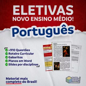Imagem do curso PORTUGUÊS - PLANEJAMENTOS E ATIVIDADES - BNCC