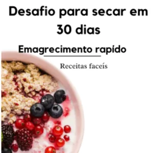 Imagem de capa para o Ebook desafio como secar em 30dias