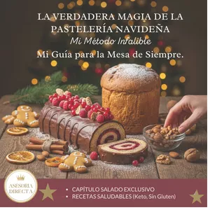 Imagen de portada para Ebook La Verdadera Magia de la Pastelería Navideña: Mi Método Infalible