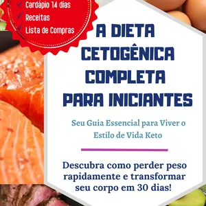 Imagem de capa para o Ebook Guia Keto Para Iniciantes