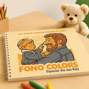 Imagem de capa para o Ebook Fono Colors - Especial dia dos pais