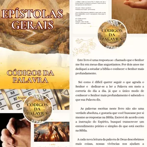 Imagem de capa para o Ebook Epístolas Gerais - Códigos da Palavra