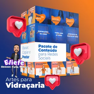 Imagem de capa para o Ebook 120 Artes para Vidraçarias