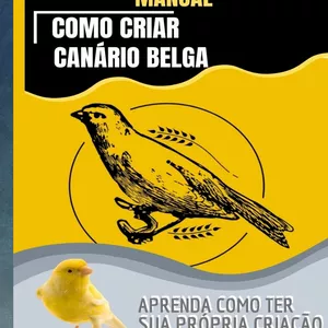 Imagem de capa para o Ebook MANUAL COMO CRIAR CANÁRIO BELGA