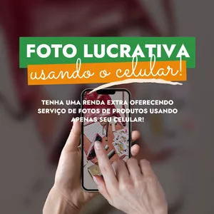 Imagem de capa para o Ebook Foto Lucrativa: usando o celular