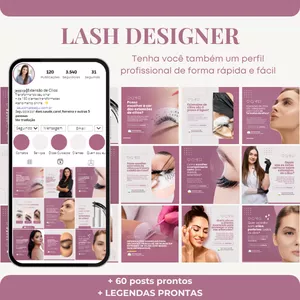 Imagem de capa para o Curso online PACK LASH DESIGNER