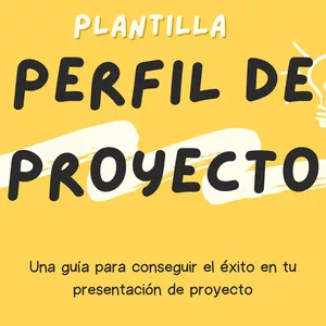 Imagen de portada para Ebook PLANTILLA DE PERFIL DE PROYECTOS (FONDOS CONCURSABLES)