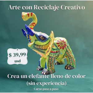 Imagen de portada para Curso online ARTE CON RECICLAJE : DESCUBRE LO QUE PUEDES HACER CON PAPEL,CARTÓN Y COLOR