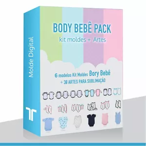 Imagem de capa para o Curso online PACK kit molde BODY BEBÊ PACK  