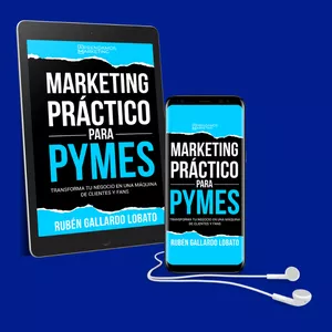 Imagen de portada para Curso online Pack: Libro + audiolibro "Marketing Práctico para PyMES"