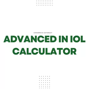 Cover image for Online course Advanced in IOL Calculator