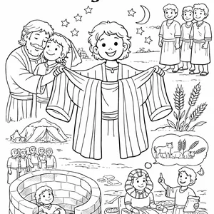 Imagen de portada para Ebook La Historia Bíblica de José (Para Niños)