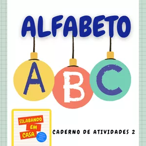Imagem de capa para o Ebook Silabando em casa - Alfabeto! 