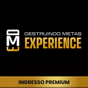 Imagem de capa para o Evento presencial Destruindo Metas Experience - Ingresso Premium