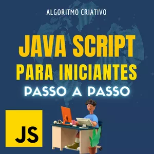 Imagem de capa para o Ebook Guia Programação em JavaScript para Iniciantes