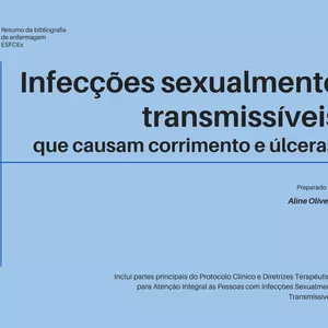 Imagem de capa para o Ebook 🔰 Resumo sobre infecções sexualmente transmissíveis que causam corrimento e úlceras para o concurso da ESFCEx - Enfermagem 🔰