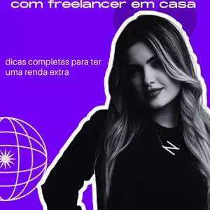 Imagem de capa para o Ebook Como Ganhar Dinheiro em Casa Trabalhando como Freelancer