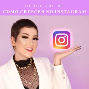 Imagem de capa para o Curso online COMO CRESCER NO INSTAGRAM