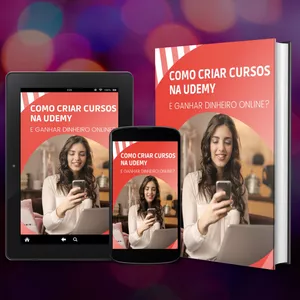 Imagem de capa para o Ebook Ebook   Como criar cursos na Udemy