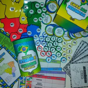 Imagem de capa para o Ebook REGIÕES, ESTADOS E CAPITAIS 