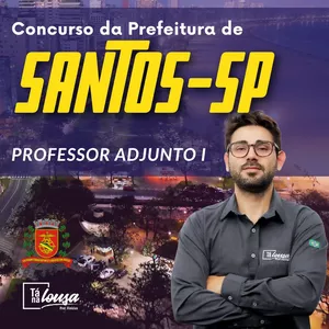 Imagem de capa para o Curso online CONCURSO SANTOS/SP - PROFESSOR ADJUNTO I