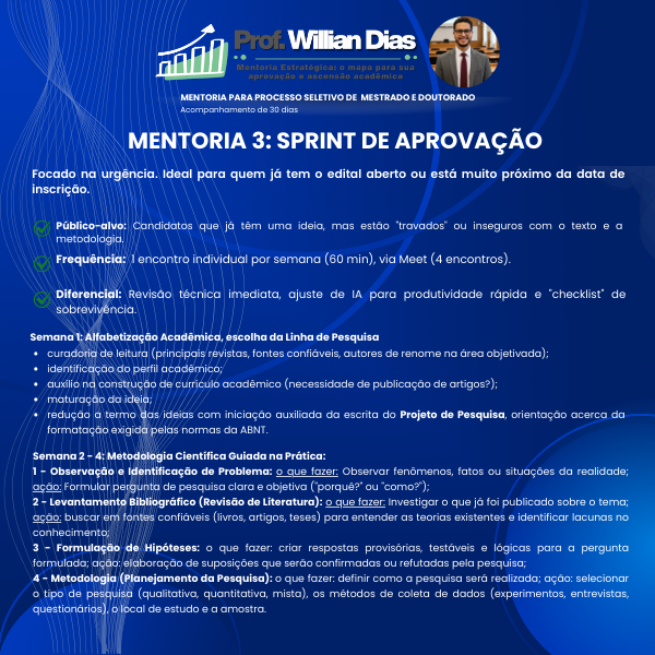 Imagem do curso Mentoria 3: Sprint de Aprovação