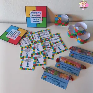 Imagem de capa para o Ebook 💙Lembrancinha dia do autismo 💙