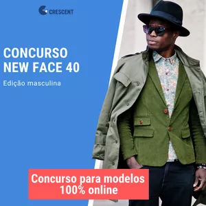 Imagem de capa para o Curso online CONCURSO NEW FACE 40 - EDIÇÃO MASCULINA