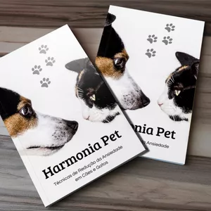 Imagem de capa para o Ebook Harmonia Pet : Técnicas de Redução da Ansiedade em Cães e Gatos