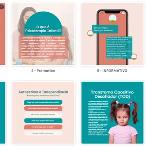 Imagem de capa para o Curso online Pack Canva Psicologia Infantil (Pacote Basic)