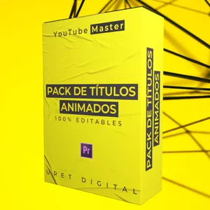 Imagen de portada para Curso online Pack de títulos animados Youtube Master