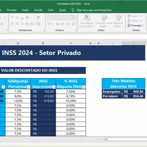 Imagem de capa para o Ebook Calculadora de INSS 2024