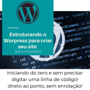 Imagem de capa para o Ebook Criação de Sites - WordPress Para Iniciantes