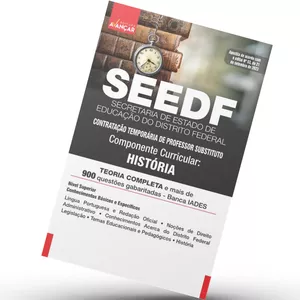 Imagem de capa para o Ebook Apostila concurso SEDF Professor Temporário de História 2023