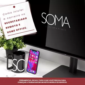 Imagem de capa para o Ebook Como iniciar a carreira no Secretariado Remoto e Home Office