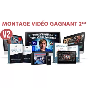 Image de couverture pour le Cours en ligne Montage Vidéo Gagnant™ 2