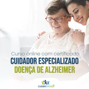 Imagem do curso Curso Cuidador Especializado - Doença de Alzheimer;