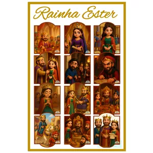 Imagem de capa para o Ebook RAINHA ESTER - HISTÓRIA COMPLETA 
