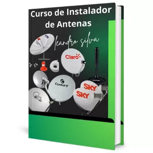 Imagem de capa para o Ebook Curso de Instalador de Antenas